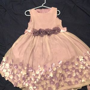 Lavender flower girl dress